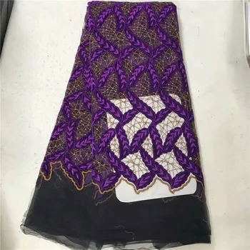 Francúzsky čipky tkaniny 2018 Afriky tylu čipky textílie kvalitné vyšívané Nigérijský čistý textílie, čipky pre ženy šaty 2l3065-957