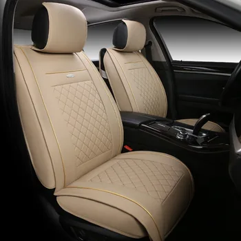 Vysoko kvalitné Kožené autosedačky Kryty Pre Hyundai solaris ix35 i30 ix25 Elantra prízvuk tucson 2016 auto príslušenstvo, auto-styling
