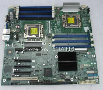 Vysoká kvalita ploche základná doska pre S5520HC dual X58 1366 pin server doske podporu C6100 X5675 bude testovať pred odoslaním