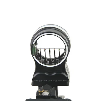 0.019 Pohľad Pin Lukostreľba Zložené Luk 5 Pin Pohľad Micro Nastaviteľné RH Pomocné Zamerané Na Lov Snímania Optické Vlákna Pohľad Pin