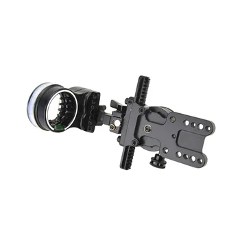 0.019 Pohľad Pin Lukostreľba Zložené Luk 5 Pin Pohľad Micro Nastaviteľné RH Pomocné Zamerané Na Lov Snímania Optické Vlákna Pohľad Pin