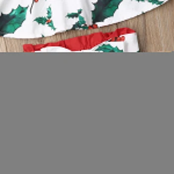 0-24M Novonarodené Dievčatká Vianoce Playsuit Batoľa Oblečenie Nastaviť Romper+Krátke Nohavice+hlavový most