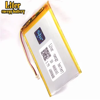 1.0 MM -3WIRE PLUG 4068105 3,7 v 4000mah lipo batérie nabíjateľné Batérie POLOVICE 7 palcový tablet pc