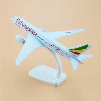 1/300 Rozsahu 20 CM Etiópskej Airlines a Boeing B787 Airlines Model Diecast Zliatiny Lietadlo Lietadlo Zbierka Dieťa Darček Displej