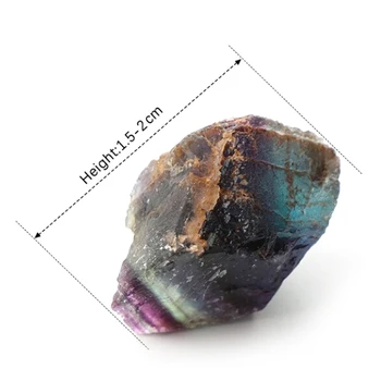 1.5-65 CM Prírodné Fluorite Crystal Farebné Pruhované Fluorite Kremeň Kameň Bod Uzdravenie Prútik Ošetrenie Kameňa