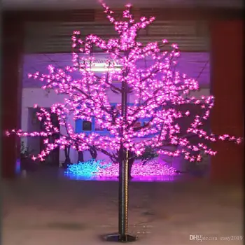 1,5 M LED Umelé Čerešňový Kvet Stromu Svetlo Vianočné Svetlo 480pcs LED Žiarovky 110 220VAC Rainproof rozprávková záhrada Vianočný dekor