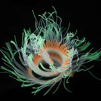 1 kus Hongyi Silikónové simulácia Mäkké koraly pre akvárium Evergreen Anemone Fluorescencie Akvárium terénne úpravy