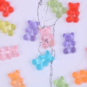10/20Pcs Simulované Medveď Candy Polymér Sliz Box na Hračky Charms Lizun Modelovanie Hliny DIY Súpravy Doplnky Pre Deti-Deti