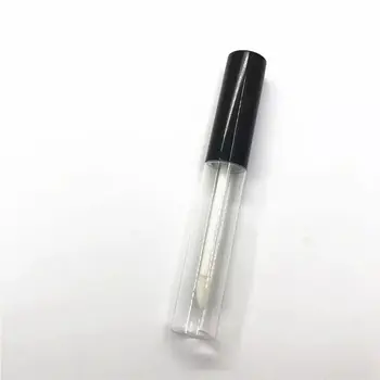 10 ML čiernu čiapku z priehľadného plastu krásne prázdne transparentný lesk na pery trubice rúž fľaša kontajner 10pcs/20pcs.