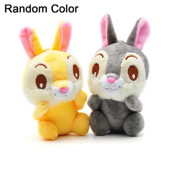 10 cm Cute Bunny Králik Plyšové Hračky Bábiky KeyChain Bábika Plyšové Hračky, Plyšové Zvieratá Mäkkú detskú Deti Hračky Náhodné Farby Keychain