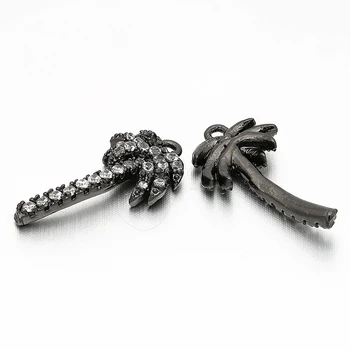 10 mm*19 mm Cubic Zirconia strom Charms tvar pre DIY CZ náhrdelník prívesok náušnice, náramok príslušenstvo šperky Zistenia