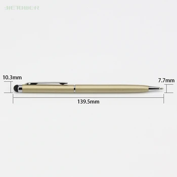 1000pcs/množstvo 2 V 1 Otočte Guľôčkové Pero Dotykový Stylus Pen Užitočné Dizajn Tabletu Pero pre Iphone XS IPad Samsung Smart Telefón