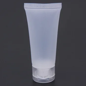 10PCS Biela Prenosné Domáce Cestovné Rúry Squeeze Kozmetické Kontajnerov Krém Krém Plastové Fľaše 20ml 30 ml 50 ml