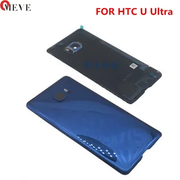 10PCS/VEĽA Originálnych 5.7 Pre HTC U Ultra Zadný Kryt Dvere, Zadné Sklo Bývanie puzdro Pre HTC U Ultra Kryt Batérie S Objektív