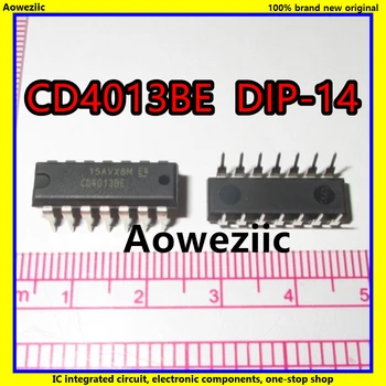 10Pcs/Veľa CD4013BE CD4013 4013 DIP-14 IC CMOS DUAL D-TYP FLIP-FLOP Nový, Originálny Produkt