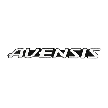 10pcs car audio zdobia 3D Hliníkovou Odznak Znak Nálepka Pre Toyota Avensis t25 t27 Samolepky Príslušenstvo, Auto-Styling