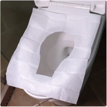 10pcs/pack Hotel Domácnosti, Jednorazové Wc Sedadlo Papier Nepremokavé Toaletný Papier Mat Kúpeľňa Záchodové Sedadlá Kryt Mat