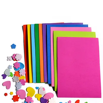 10pcs/set Najnižšiu Cenu A4 Hrubé Multicolor Hubky Pena Papiera Zložiť Papier na scrapbooking Plavidlá DIY Veľkosť: 26*18.5 cm