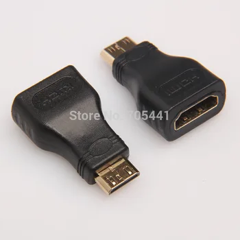 10pcs/veľa 1080P Mini Samec HDMI-Štandard HDMI Žena rozšírenie Adaptér Konektor pre HDTV Fotoaparát MP4 MP5 Tablet