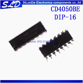 10pcs/veľa CD4050BE DIP16 CD4050 DIP 4050BE DIP-16 nové originálne Na Sklade