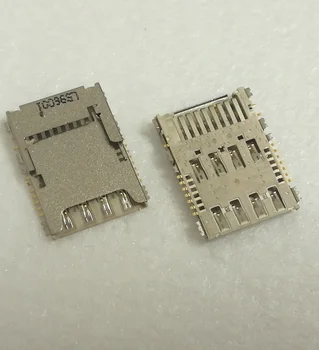 10pcs/veľa Nových SIM kariet konektor držiak pre Samsung J100 J1 J100H J100F G355 G355H zásuvka na Kartu SIM Sockect Modul