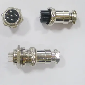 10sets Letectva Plug 6 Pin Male & Žena Drôt Panel Konektor GX16-6