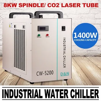 110V úžitkovej Vody Chladenie CW-5200 pre CNC/ Laser Rytec Rytie Stroje