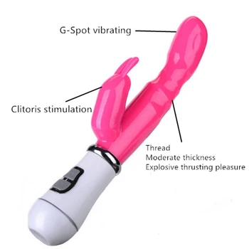12 Rýchlosť Silné Králiky Vibrátor Stimulátor Klitorisu Dvojité G-Spot Masér Sexuálne Hračky Pre Ženy, Ženské Masturbator Sex Shop