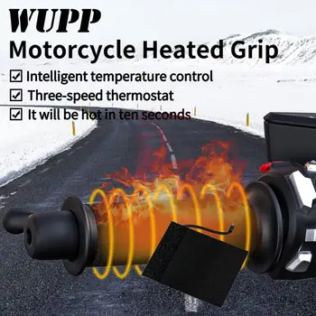 12V Motocykel, Elektrické Vyhrievané Riadidlá Grip Tri Etapy na reguláciu Teploty, Motocyklové Príslušenstvo