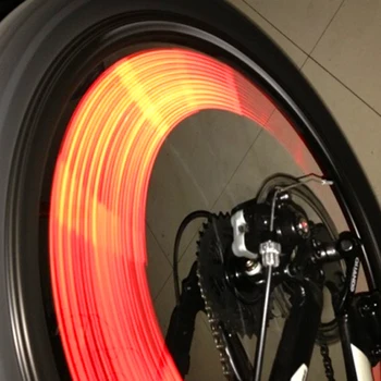 12pcs Jazda na Bicykli Bicykel Hovoril Reflektor Reflexné Mount Výstražné Svetlo(Červené)
