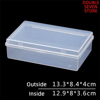 14 cm Pravouhlé pribrala PP malé objekty skladovanie časti box balenie box s vekom QTY 1PCS