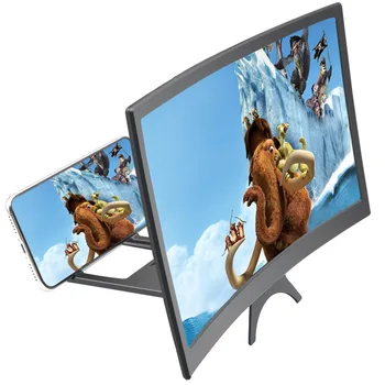 14-palcový 3d Displej Telefónu Zosilňovač HD Oči Ochranu Displeja Video Univerzálny Displej Zosilňovač, Podpora Smart Telefónu