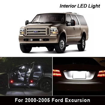 14pcs Canbus Interiérové LED Žiarovky Balík Kit Pre 2000-2005 Ford Excursion Mapu Dome so súhlasom špz svetlo