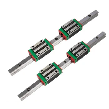 15 mm lineárny železničnej súbor:HGR15 lineárne sprievodca ľubovoľnej dĺžky+HGH15CA/HGW15CC lineárne ložiská+SFU1204 guľôčkovej skrutky a guľôčkovej skrutky príslušenstvo