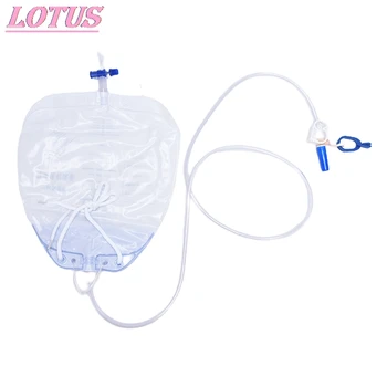 1500ML moču zbierky tašky Zahustiť dezinfekcia starších mužov a žien, anti-reflux lekárske jednorazové odvodnenie taška