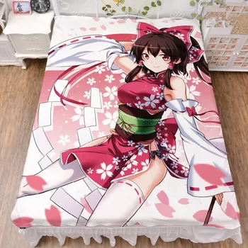 150x200 Japonskom Anime TouHou Projektu sexy dievča charakter Rumia Hon Meirin Remilia Scarlet mlieko vlákniny posteľ list & flanelové deka
