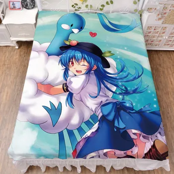 150x200 Japonskom Anime TouHou Projektu sexy dievča charakter Rumia Hon Meirin Remilia Scarlet mlieko vlákniny posteľ list & flanelové deka