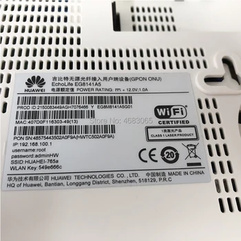 15pcs huawei EG8141A5 ont gpon onu 5dBi 1GE+3FE+1TEL+USB+WIFI English version FTTH modem router SC/UPC No Box