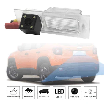 170 Stupeň parkovacia Kamera HD Nočné Videnie Parkovanie Zadnej strane Záložný Fotoaparát pre Jeep Renegade-2020
