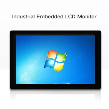 18.5 Palcový Monitor Tablet HDMI, VGA, TV AV DVI LCD Displej Nie Dotykový Displej 1366*768 Pracky Montáž priemyselného počítača
