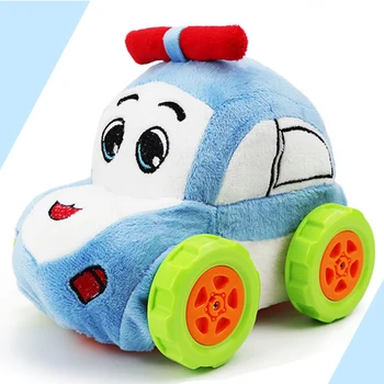 18 cm Plyšové RC cartoon hračka auto Anti-kolízie Umývateľný volant Modelu elektrické Plnené Bábika Vozidla Dar, Hračky pre deti,