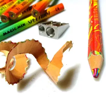 1PC Farebné ceruzky dreva hexagon ceruzka Písanie, Maľovanie Študent Ceruzky, Písacie potreby Školy Darčeky Dodávky Deti Y5I7