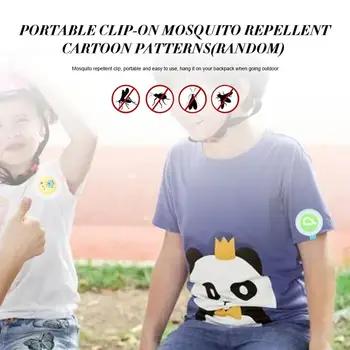 1PC Náhodné Farby Repelent proti komárom Tlačidlo Bezpečné pre Dojčatá pre Dieťa, Dieťa, Tehotné Komárov Vrah prípravky na Kontrolu Škodcov Veľkoobchod