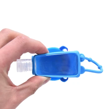 1PCS 30ml Roztomilý Silikónové Mini Hand Sanitizer Ruku Gél Držiak na Prenosné Bezpečné Gél Držiteľ Cestovného Šampón, Mydlo, Zásobník na Fľaše