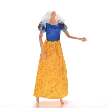 1PCS Nové Ručne vyrábané Bábiky Party Šaty Módne Oblečenie Pre Snow White 11