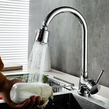 1Pc Rotačné Otočný Kohútik Nahradenie Anti-Splash Vodný Filter Adaptér Sprcha Hlavu Bubbler Šetrič Ťuknite Na Kúpeľňa Kuchynské Náradie