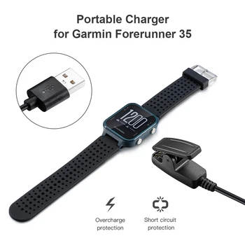 1m USB Klip Nabíjací Kábel pre Garmin Predchodcu Smart Hodinky Napájací Adaptér