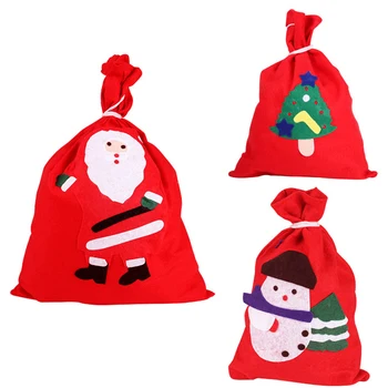 1pc Chr·stmas Darčekové tašky Plastové Tašky pre Prezentuje Cukríky Cookies Vianoce Domov/Store Predaj Darčekové Balenie Cookies Tašky Farba náhodný