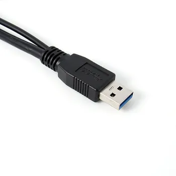 1pc Dual na Micro B konektor USB 3.0 Y Kábel Presuňte Pevný Disk Kábel p5 1.29