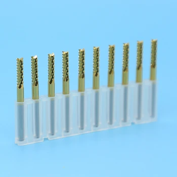 2,5 mm 3.0 mm 10pcs/set PCB Gravírovanie Bitov Drill Bit Nastavený Karbidu Konci Mlyn 1/8